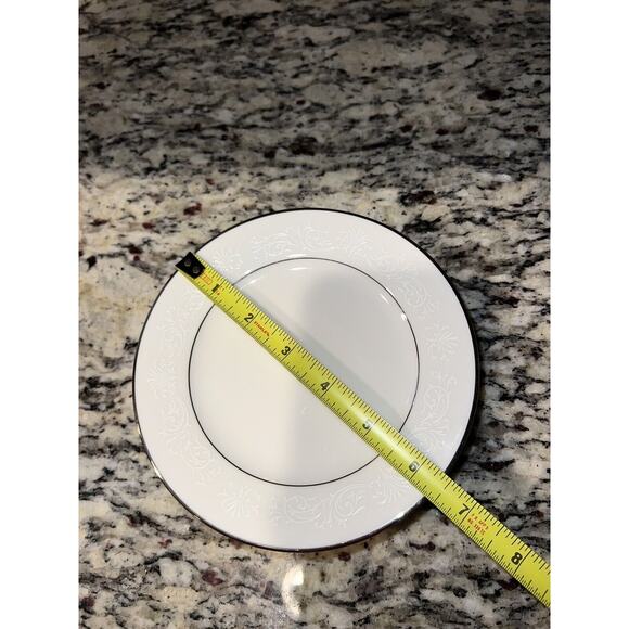 Noritake #7550 Marseille Bread Dessert Plates Set of 4 Ivory China - Picture 10 of 11